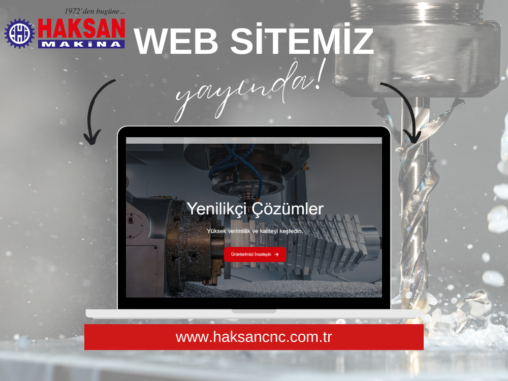 Our New Website is Online! | Haksan Makina