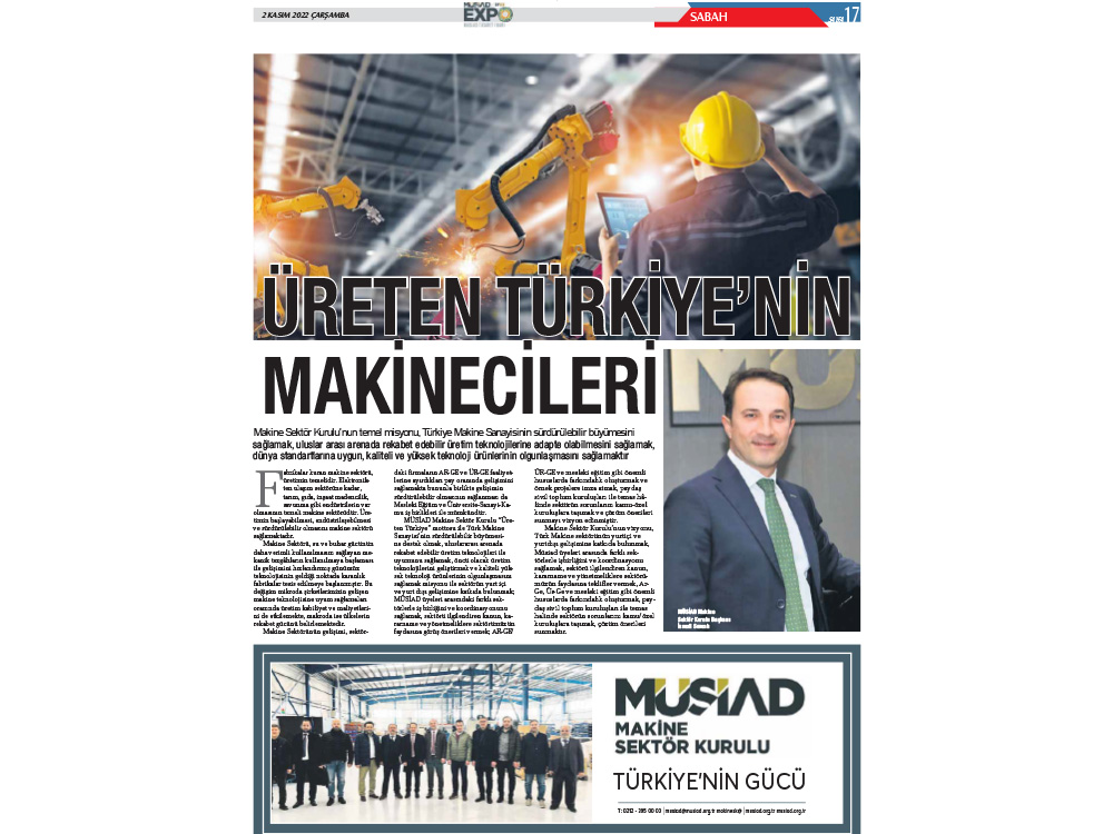Turkey's Machinery Manufacturers